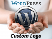 Custom logo for wordpress template