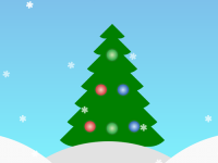 Christmas Tree via CSS (simple CSS-art)
